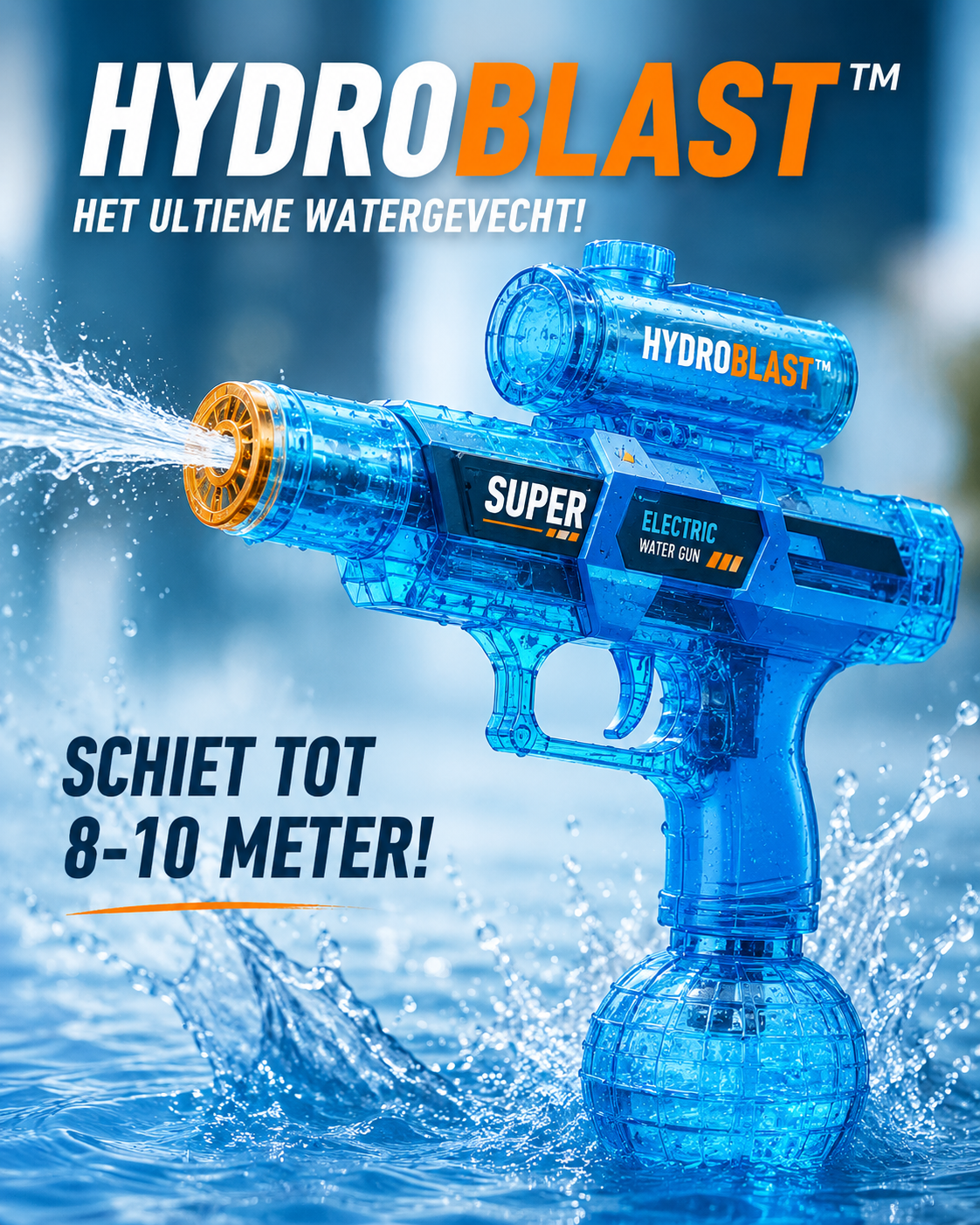 HydroBlast™ – Elektrisch Waterpistool